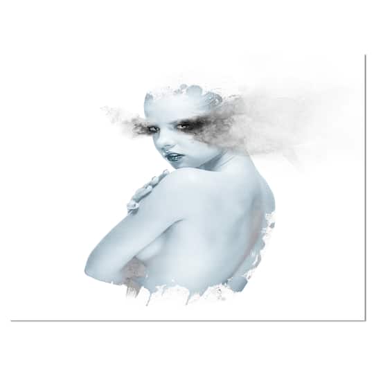 Designart - Beautiful Young Woman Double Exposure